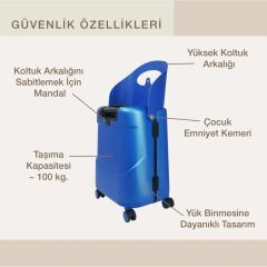MiaMily Carry On Kabin Boy Valiz - Cobalt Blue