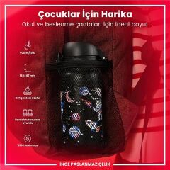ION8 - Paslanmaz Çelik Çocuk Suluk - Uzay - 400 Ml - Sızdırmaz