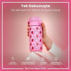 ION8 - Paslanmaz Çelik Çocuk Suluk - Uğur Böceği- 400 Ml - Sızdırmaz