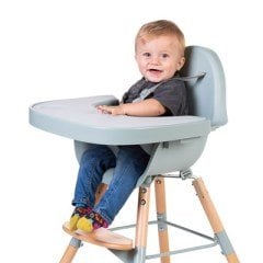 Evolu 2 Mama Sandalyesi Mint + Ön tepsi ( Silikon Matlı)