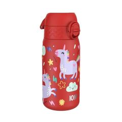 ION8 - Paslanmaz Çelik Çocuk Suluk - Kırmızı Unicorn - 400 Ml - Sızdırmaz