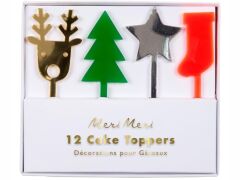 Meri Meri - Yeni Yıl Figürlü Pasta Süsleri