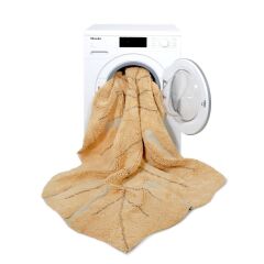 Yaprak Desenli Monstera Halı Honey