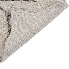 Yaprak Desenli Monstera Halı Naturel