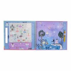 FLOSS & ROCK Transfer Fun Aktivite Kitabı / Enchanted