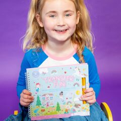 FLOSS & ROCK Transfer Fun Aktivite Kitabı / Enchanted