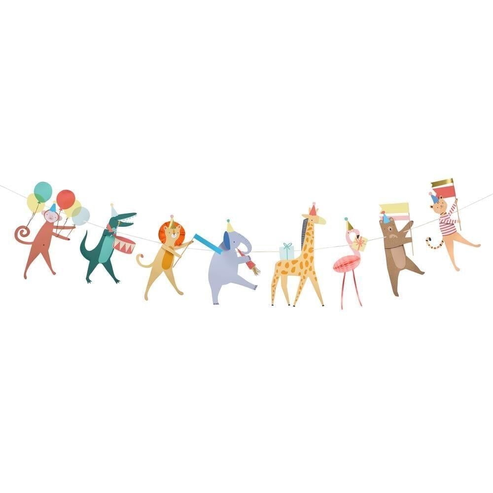 Meri Meri - Animal Parade Garland - Hayvan Geçit Töreni Asılan Süs