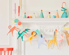 Meri Meri - Animal Parade Garland - Hayvan Geçit Töreni Asılan Süs