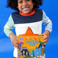 FLOSS & ROCK Transfer Fun Aktivite Kitabı /Dino