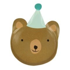 Meri Meri - Animal Parade Die Cut Plates - Hayvan Geçit Töreni Tabaklar (8'Li)