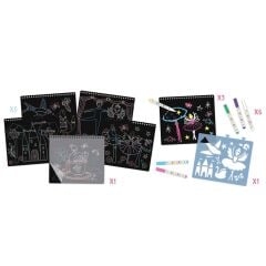 FLOSS & ROCK Chalk Board Eskiz Kitabı / Enchanted