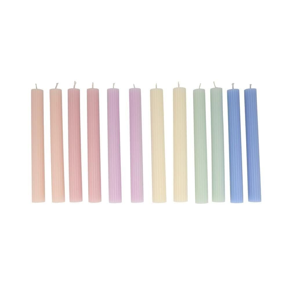 Meri Meri - Pastel Taper Candles - Pastel Masa Mumları (12'Li)