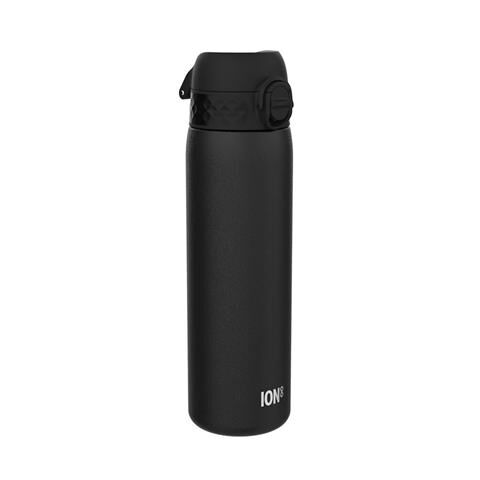 ION8 - Paslanmaz Çelik İnce Suluk - Siyah - 600 Ml - Sızdırmaz