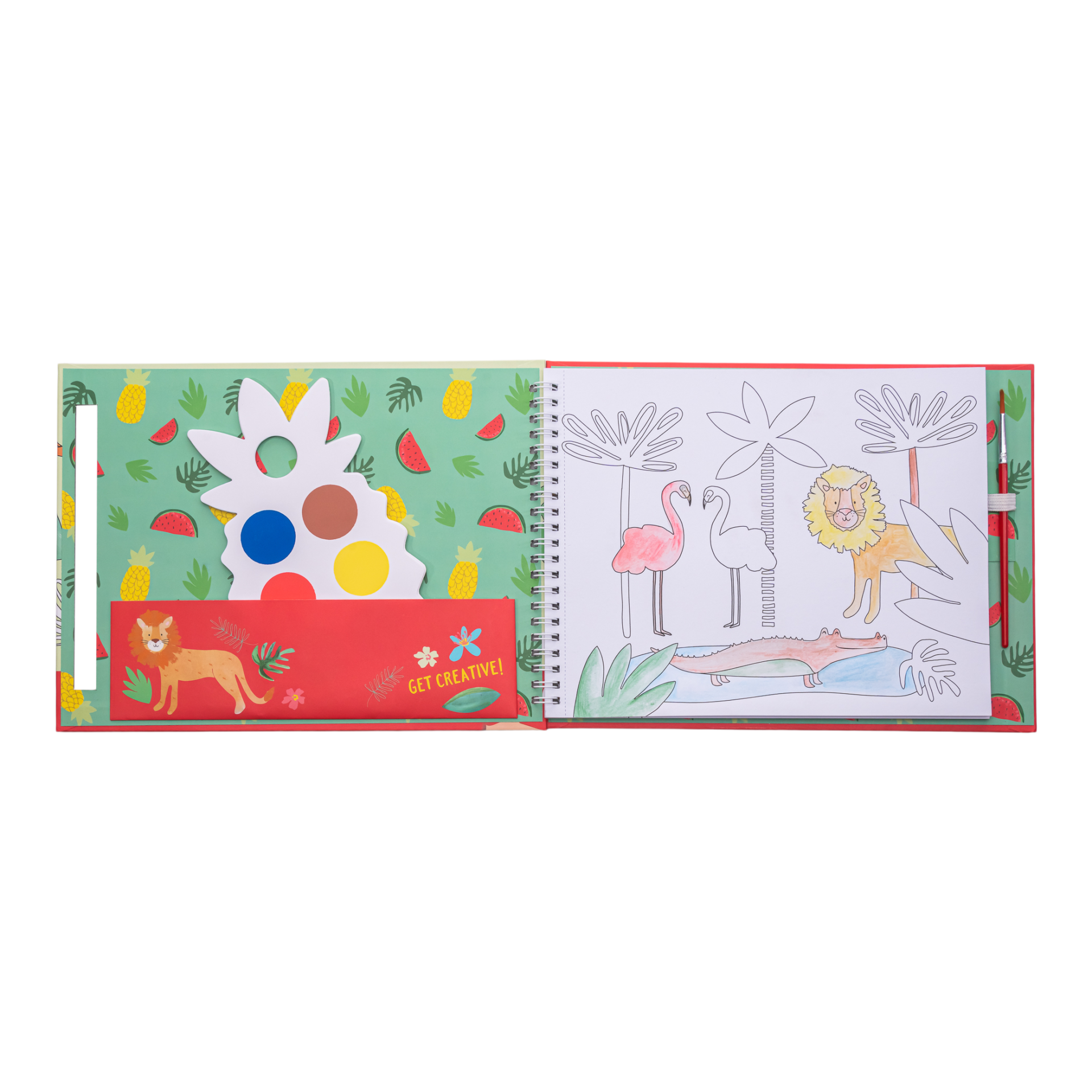 Sulu Boyalı Boyama Kitabı / Jungle *YENİ*