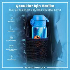 ION8 - Paslanmaz Çelik İnce Suluk - Şarkıcı Dinozor - 600 Ml - Sızdırmaz