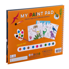 Sulu Boyalı Boyama Kitabı / Dino *YENİ*