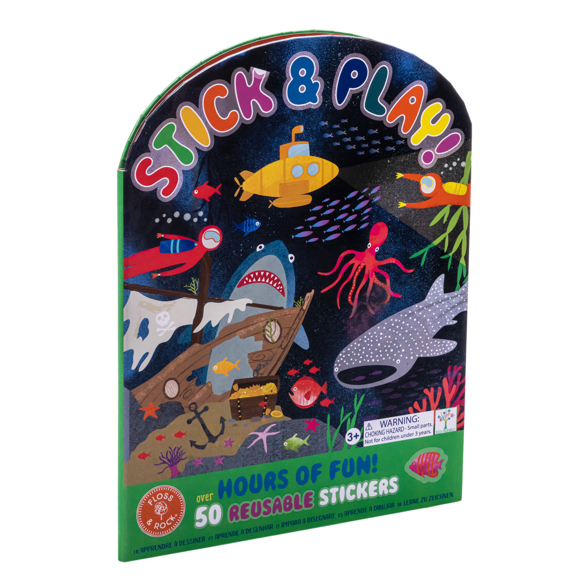 FLOSS & ROCK Tak Çıkart Sticker Oyun Sahnesi / Deep Sea *YENİ*