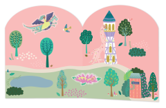 FLOSS & ROCK Tak Çıkart Sticker Oyun Sahnesi/ Fairy Tale *YENİ*