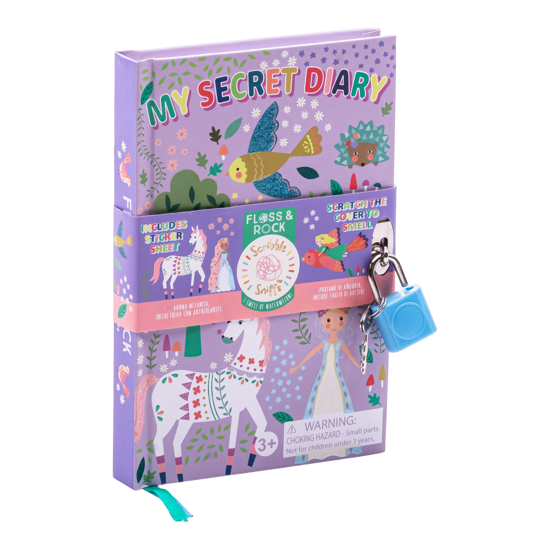 FLOSS & ROCK Kokulu Kilitli Günlük / Fairy Tale *YENİ*