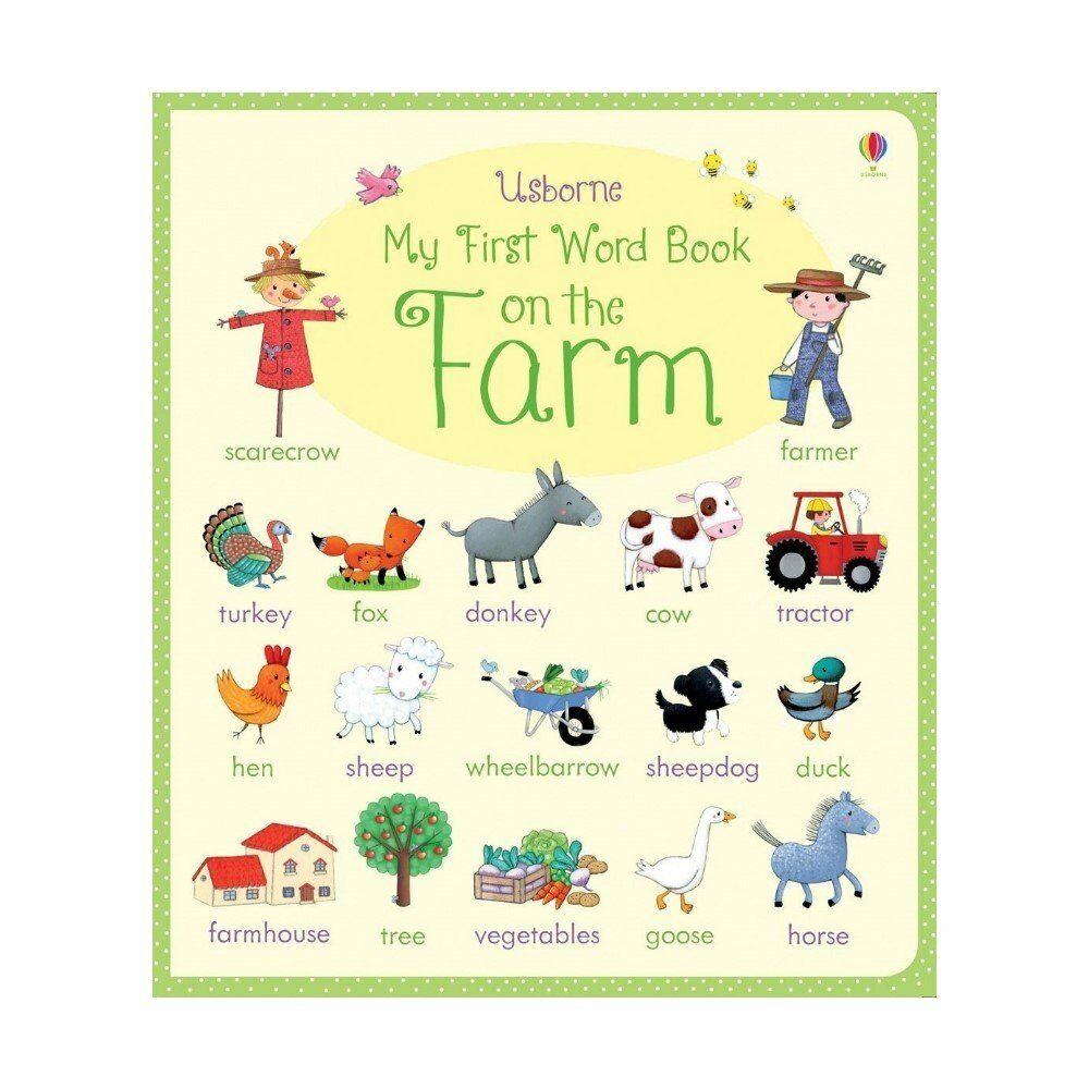 Usborne My First Word Book On The Farm