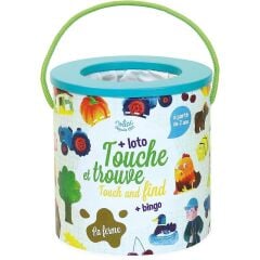 Vilac - Ahşap Hisset Ve Bul Oyunu - Çiftlik