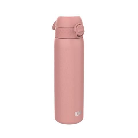 ION8 - Paslanmaz Çelik İnce Suluk - Gül Pembe - 600 Ml - Sızdırmaz