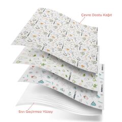 Minimono 3'lü Aktivite Örtüsü, Karma Desen