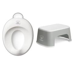 BabyBjörn Klozet Adaptörü & Safe Step Banyo Basamağı Grey White