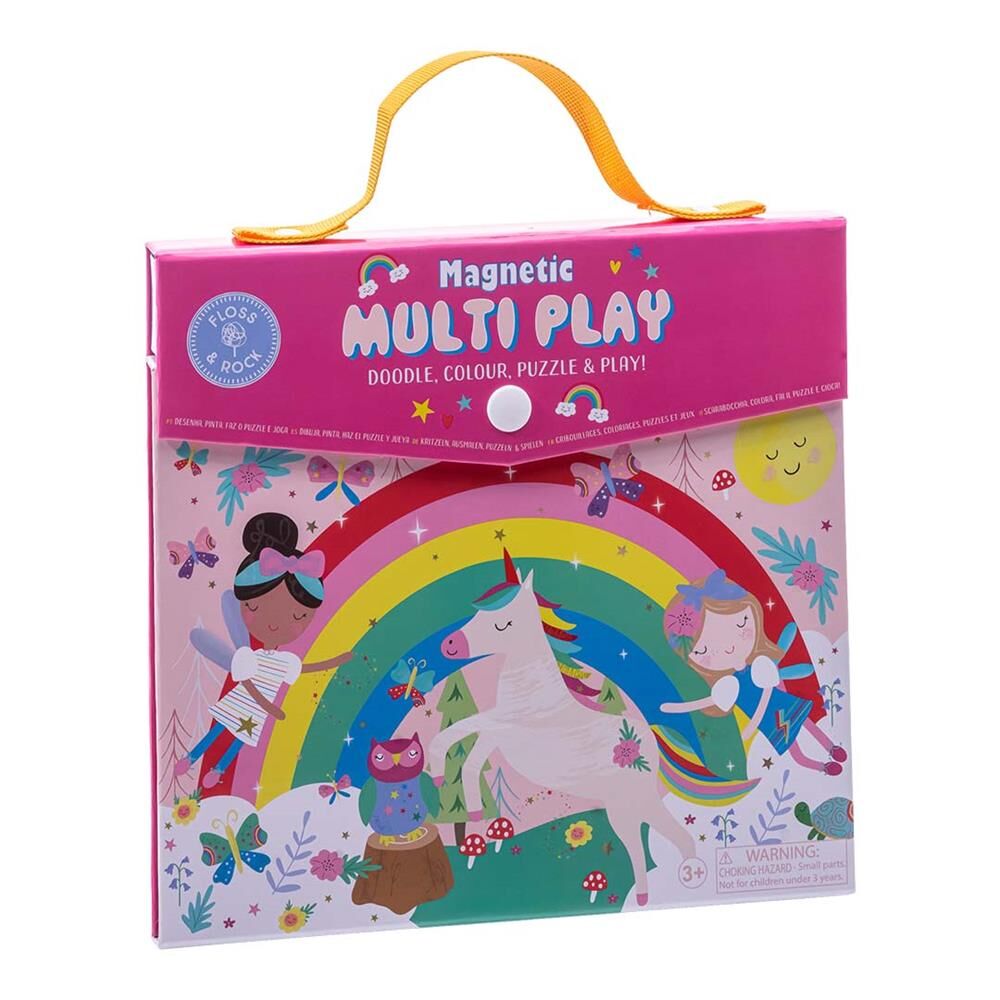 FLOSS & ROCK Mıknatıslı Çoklu Oyun Seti / Rainbow Fairy