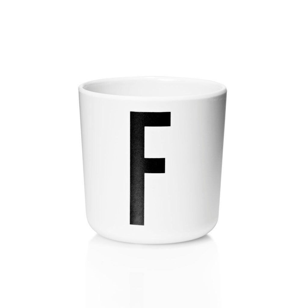 Design Letters Melamin Bardak, F Harfi