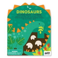 Petit Collage Çıkartmalı Boyama Kitabı - Dinosaurs
