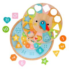 Petit Collage Ahşap Eğitici Saat Yapboz