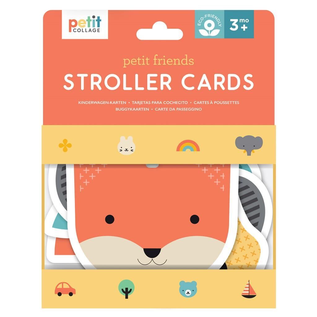 Petit Collage Bebek Arabası Kartları - Petit Friends