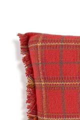 Lorena Canals Çocuk Odası Yastığı, Tartan Mapple Red