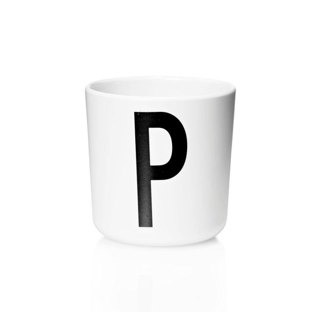Design Letters Melamin Bardak, P Harfi
