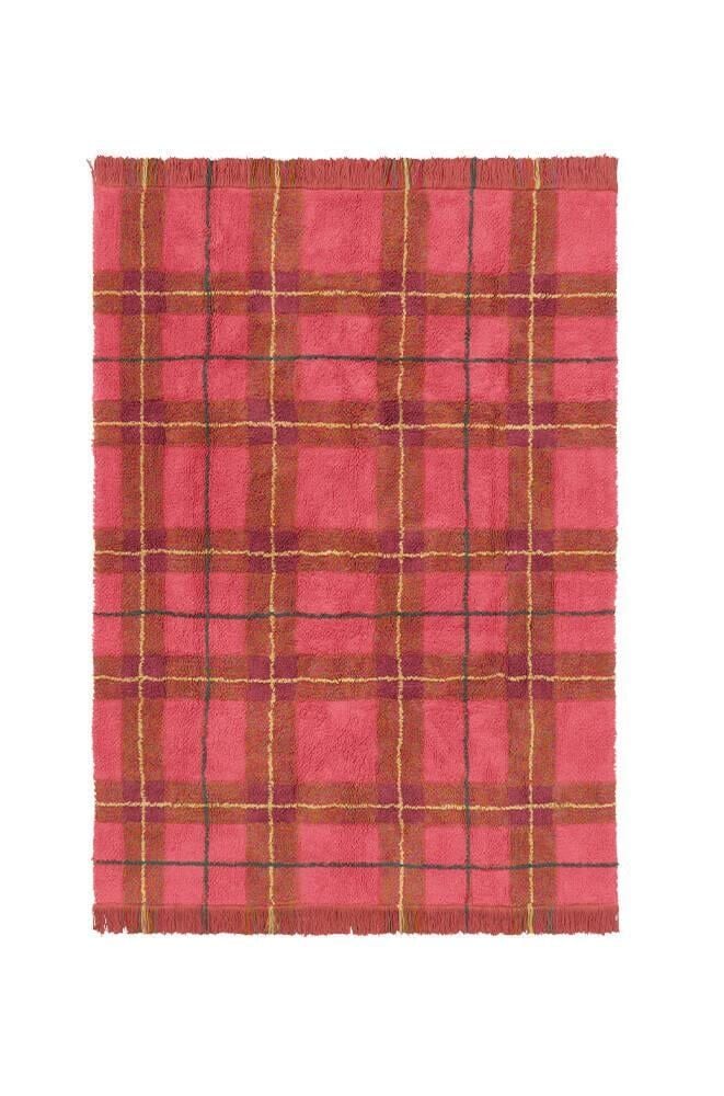 Lorena Canals Çocuk Odası Halısı, Tartan Vintage Red, S