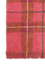 Lorena Canals Çocuk Odası Halısı, Tartan Vintage Red, M