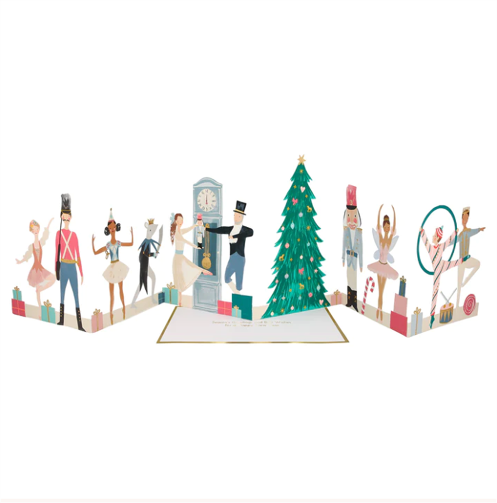 Meri Meri - Nutcracker Card - Nutcracker Tebrik Kartı