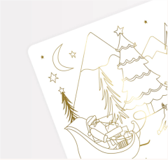 Meri Meri - Christmas Colouring Placemats - Yeni Yıl Boyamalı Amerikan Servisi - 8'Li