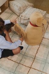 Lorena Canals Çocuk Odası Halısı, Tartan Blue Sage, S