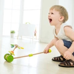 Classic World Ahşap İt-it Gökkuşağı Pervane