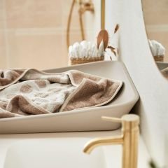 Hoodie Başlıklı Havlu, Kapuçino