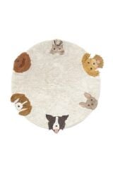 Lorena Canals Çocuk Odası Halısı, Dogs