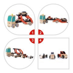 Classic World Ahşap Araç Taşıma Tırı