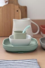 4lü silikon beslenme seti Sage Green