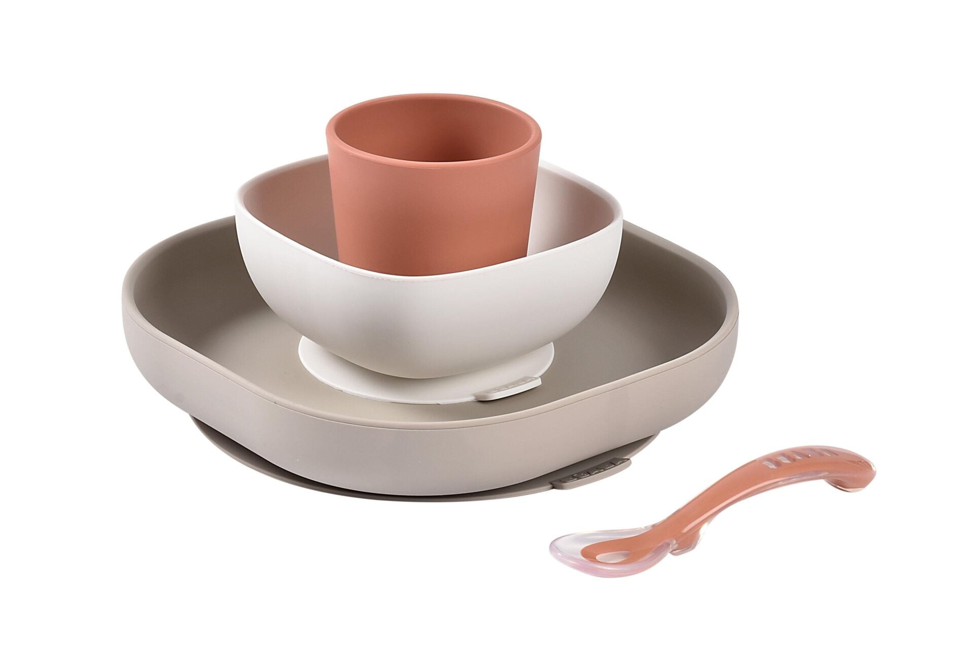 4lü silikon beslenme seti Terracotta