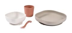4lü silikon beslenme seti Terracotta