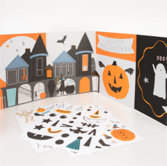 Meri Meri - Halloween Sticker Play Set - Cadılar Bayramı Çıkartma Oyun Seti