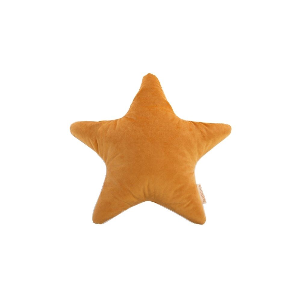 Nobodinoz Aristote Kadife Yıldız Yastık, Hardal Sarısı