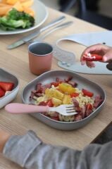 3lü Paslanmaz Çelik Beslenme seti, Terracotta